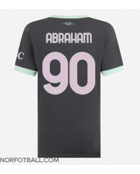 Billige Fotballdrakt AC Milan Tammy Abraham #90 Replika Tredjedrakt Dame 2024-25 Kortermet